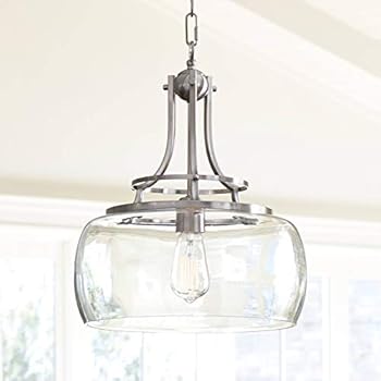 Charleston Brushed Nickel Pendant Light 13 1/2