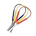 Special Supplies Loop Scissors for Teens And Adults 8 Inches (3-Pack) Colorful Looped, Adaptive Design, Right and Lefty Support, Small, Easy-Open Squeeze Handles, Supports Elderly and Special Needs