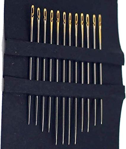 2019 Self-Threading Needles (Gold,12PCS) (12PCS) - Thumbnail 3