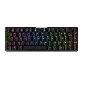 ASUS-ROG-Falchion-65-wireless-mechanical-gaming-keyboard-with-68-keys-wireless-Aura-Sync-lighting-interactive-touch-panel-keyboard-cover-case-Cherry-MX-switches-and-up-to-450-hour-battery-life ASUS ROG Falchion MX 65% Wireless RGB Gaming Mechanical Keyboard, Cherry MX Red Switches, PBT Doubleshot Keycaps, Wired…