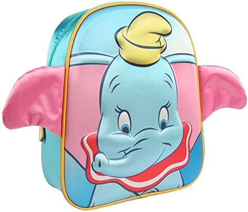 Mochila Infantil 3d Disney Dumbo Children's Backpack, 31 cm, Blue (Azul)