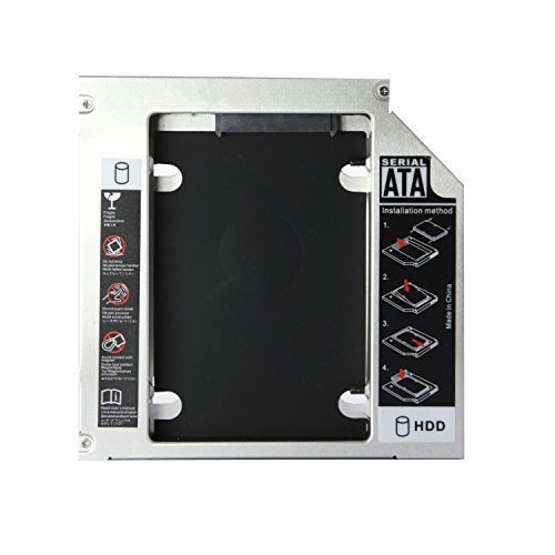 CJESLNA SATA 2nd HDD Caddy for 12.7mm Universal CD/DVD-ROM