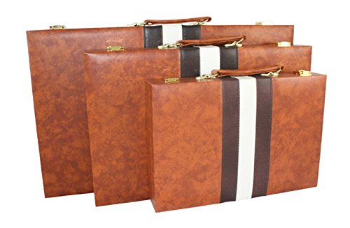 Top Backgammon Set - Classic Board Game Case - Best Strategy & Tip Guide - Available in Small, Medium and Large Sizes By Get the Games Out (Brown, Medium)