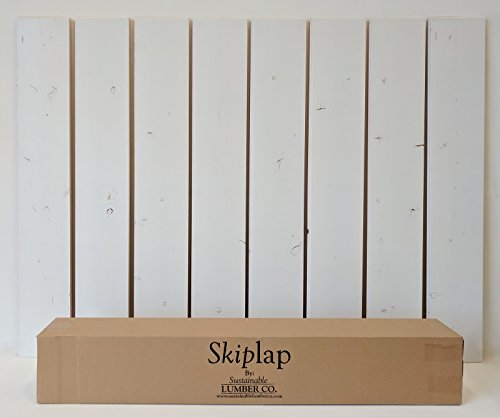 Skiplap 851077008037 Farmhouse Rustic Real Wood T&G Wall Paneling
