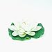 Peach - Floating Water Lotus - Pond Decor Water Lily Foam Flower Artificial Pond Plants 4 Pcs