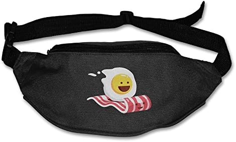 Yahui Bacon And Eggs Waist Bag Fanny Pack / Hip Pack Bum Bag For Man Women Sports Travel Running Hiking / Money IPhone 6 / 7 6S / 7S Plus Samsung S5/S6