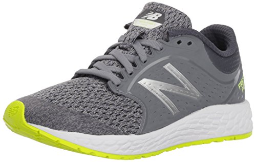 New Balance Boys' Zante v4 Running Shoe, Gunmetal/hi lite, 11.5 M US Little Kid