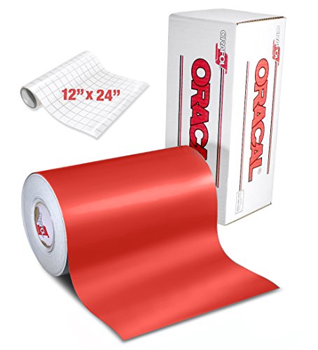 ORACAL 631 Matte Red Adhesive Craft Vinyl 12