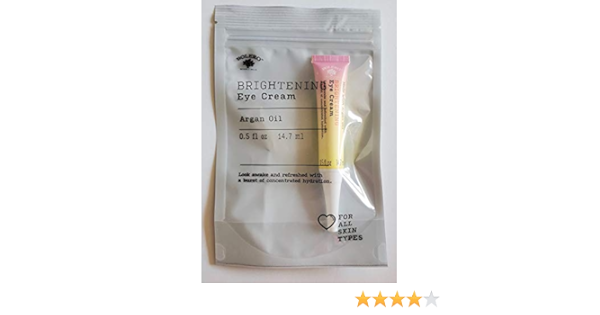 bolero brightening eye cream argan oil