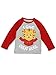 Daniel Tiger Toddler Boys Girls Long Sleeve Tee (3T, Red/Grey)