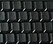 Blank Keyboard Stickers ON Black Background