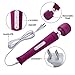MeMass Electric Massager Massage Stick, 10 Different Vibration Strengths, Relieve Body Fatigue and Muscle Pain in The Neck,Shoulders, Back, Waist, Buttocks, Legs(Purple)