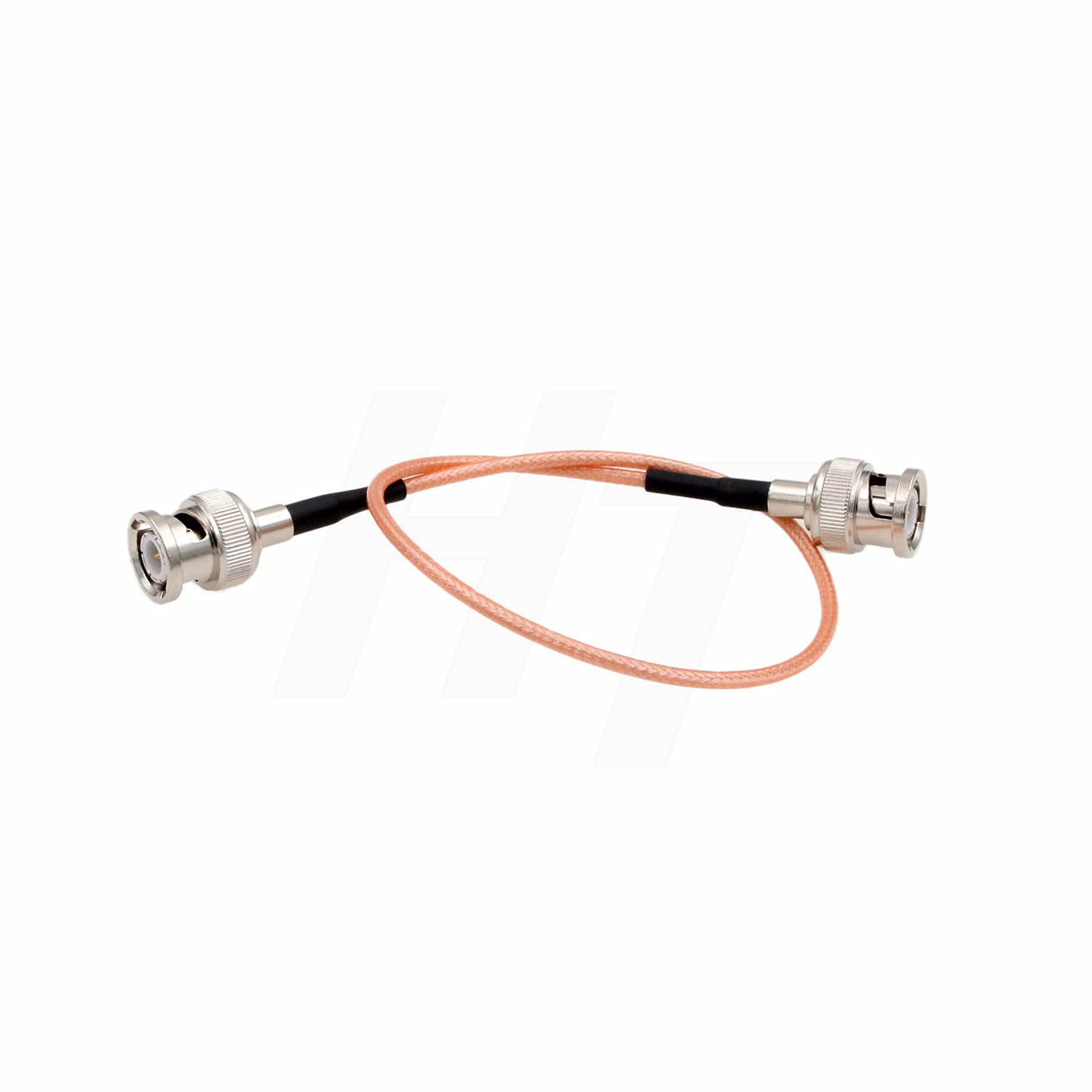 HangTon BNC HD 3G SDI Video RF Cable Coax Jumper Adapter 50 Ohm RG316 BNC Male to Male Camera Monitor Radio Antenna, Low Loss Signal Transmission (30)