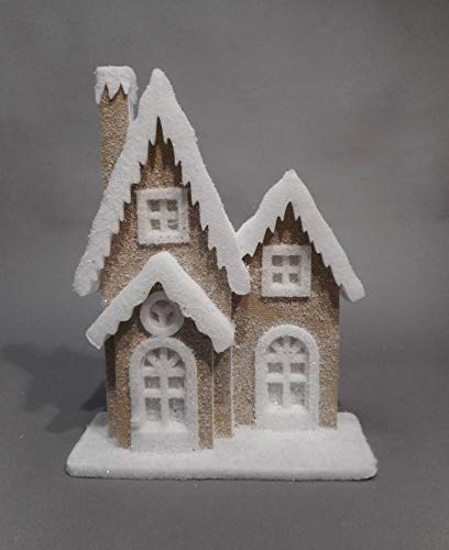 Tabor Casa Jute Wadding Led 35X52 Christmas Decorations And Objects, Multicoloured, 8003429818517