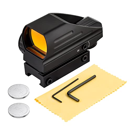 EZshoot Reflex Sight with 4 Reticles Red Dot Sight, Reflex Holographic