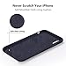 TORRAS [Love Series iPhone X Case 2017 (ONLY), Liquid Silicone Gel Rubber Shockproof Case Soft Microfiber Cloth Lining Cushion Compatible with iPhone X (2017), Midnight Blue