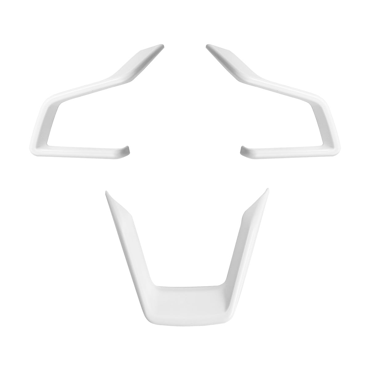 Photo 1 of Auovo Steering Wheel Cover Trims for Subaru Crosstreck Outback Legacy Ascent Accessories 2018-2024 Steering Wheel Panel Frame Covers for Subaru Impreza 2017-2024 / Forester 2019-2025 (White)