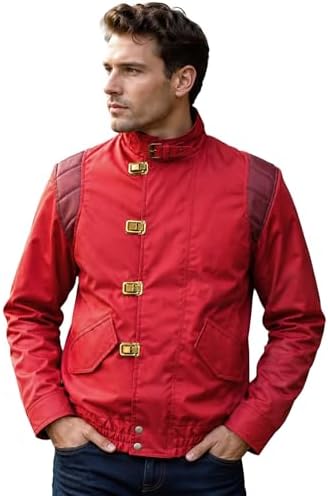 The Jasperz AKIRA KANEDA Synthetic Leather jacket,Capsule and text