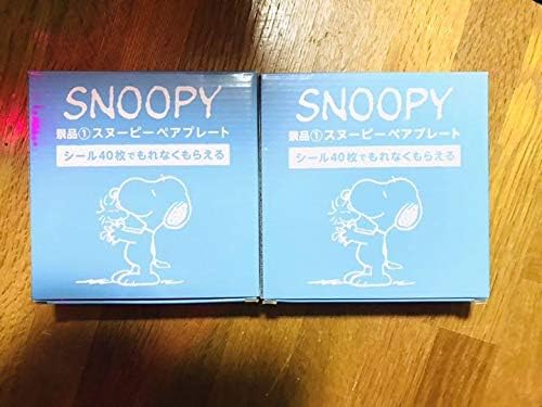 Amazon Co Jp スヌーピーペアプレート 2セット リラックマおかず皿 ローソングッズ ホビー