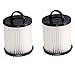 Hongfa Replacement Eureka DCF21 Vacuum Filter, 2 Pack Washable & Reusable Allergen Filters Compatible with Eureka DCF-21 for Parts 67821, 68931, 68931A, EF91, AS1000 AS1040 3270 3280 4230 4240 Series