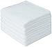 Baby Bath Washcloths 6 ULTRA SOFT, 100% Natural Bamboo Towels, No-Dyes, Perfect Gift for Sensitive Baby Skin, 6 Pack 10