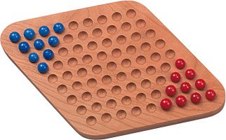 2-Person Chinese Checkers - Made in USA