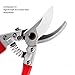 4-FQ Pruning Shears Garden Shears SK-5 Steel Blade Garden Ratchet, Hand Pruners with Ergonomic Grip & Safety Lock, Bypass Pruners,Tree Trimmers Secateurs,Clippers for The Garden Plants,Flowers.