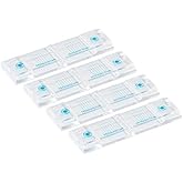 4 McMaster Method Microscope Slides, by FEC Source, Fecal/Worm Egg Count for Parasites for Veterinary Use. Livestock Parasite Management. FECRT Reference Guide Included.