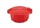 SilverStone Microwave Cookware BPA-Free Microwavable Pressure Cooker, Large, Chili Red