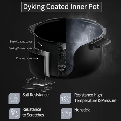 CUCHEN CRH-TWK0640WUS | IH Heating | Induction Heating Dual Pressure Rice Cooker | 6 Person, 1.5Quarts | 6 Cup (Uncooked) | Non-stick Coating | Stainless Cover | High/Non-Pressure | Easy Open Handle | Auto Steam Clean | Made in Korea