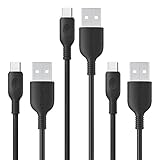 RAVPower 3-Pack (3ftx2, 6ft) Micro USB Cable with 12000 Bend-tested Lifespan and Military Grade Fiber for Samsung, Huawei,HTC,Nexus, Motorola, Nokia, Kindle, LG ,MP3, Tablet,Windows,PS4, Camera