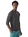 Alternative Men's Raglan 3/4 Sleeve Henley Shirt, Eco Black, Medium