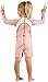 Cressi Kids Swimsuit Short Sleeve, Pink, L