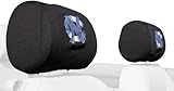 NCAA North Carolina Tar Heels Headrest Covers, Set of 2