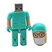 Aneew Pendrive 32GB Green Hat Man Doctor Surgeon Robot USB Flash Drive Memory Thumb Stick U Disk