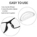 10 Pairs Eyeglass Nose Pads Silicone Soft Seft Adhesive Thin Anti-Slip Nosepads for Eyeglasses Glasses Sunglasses (Transparent 1mm)