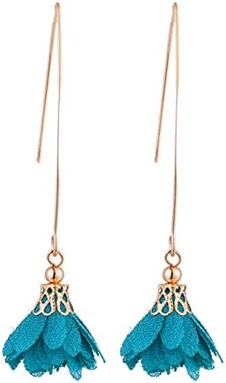 Infgreate Women Beautiful And Lovely Jewelry Long Dangle Flower Earrings Wedding Party Banquet Vintage Piercing Jewelry