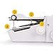 Handheld Sewing Machine, Mini Cordless Handheld Electric Sewing Machine, Quick Handy Stitch Tool for Fabric, Clothing, Kids Cloth Home Travel Use