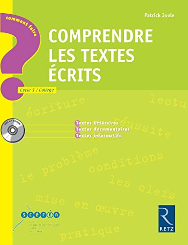 Comprendre les textes Ã©crits (1CÃ©dÃ©rom) (French Edition) by (Paperback)