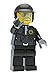 LEGO Movie Bad Cop Kids Minifigure Light Up Alarm Clock | Black/Gray | Plastic | 9.5 inches Tall | LCD Display | boy Girl | Official