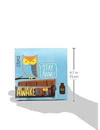 Chocolate de leche de Chocolate AWAKE, 1.55 onzas, paquete de 12