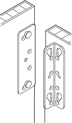 Hafele America 271.09.930 Tommo Bed Fitting, 120 mm, Yellow Galvanized