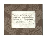Promise Me - Christopher Robin Quote in 5 x 4 in. Painted Frame