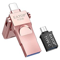EATOP USB 3.0 Flash Drive 512GB iPhone Memory
