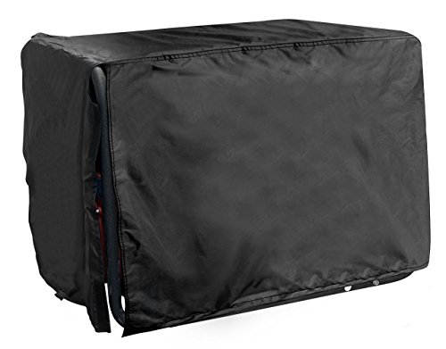 All Weather Protected Durable Black Eletric Generator Cover (Large)