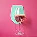 30 Watt Silicone Wine Glass Holder for Bath & Shower, Give The Gift of an at Home Spa Bathtub Relaxation