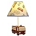 Christmas Gift Fire Truck Kids lamp Transportation Imagination Inspiring Besides Lamp with Fabric Odorless Lampshades for Kid’s Room