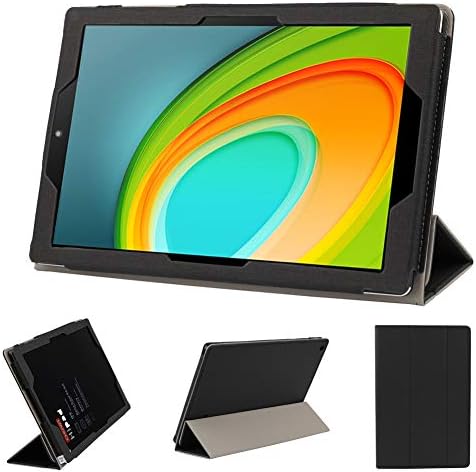 Chuwi Hi Pad Case, OCUBE 10.1 inch Folio Stand Cover Case for Chuwi Hipad (Black)