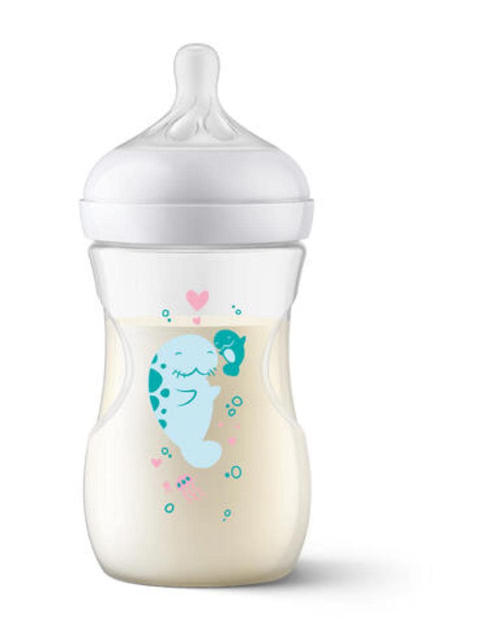 Philips AVENT Natural Baby Bottle with Natural Response Nipple, Gift Set Sea Design, SCD838/05
