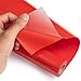 LAFANCY Heat Transfer Vinyl Rolls 12Inch x 15Feet, HTV Iron On Vinyl for Silhouette Cameo, Easy to Cut and Weed HTV Vinyl, Heat Transfer Vinyl for T-Shirts(Red)
